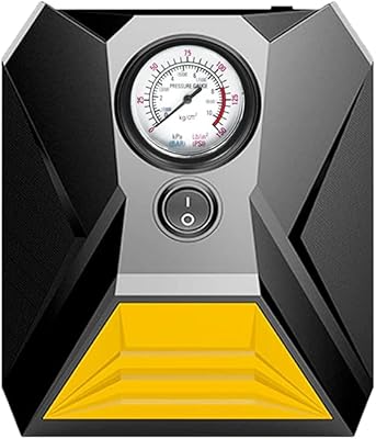 Tire inflator with portable air compressor solvar, 12 V CC tire inflator with 150 psi digital pressure gauge with emergency LED light, for car, bike, balloon, model number 1641.. Order now, relax later — DIAYTAR Nigeria ships in 5 to 8 days.