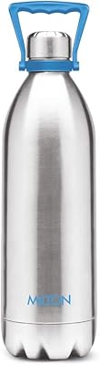 Milton doe 2000 24 -hour thermal water bottle with handle - capacity 1.86 liters, silver.. DIAYTAR NIGERIA: Your one-stop e-commerce destination with affordable prices and nationwide delivery in 5-8 days.