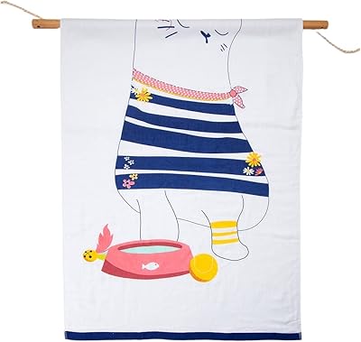Luxurious baby and children's napkin for babies and children in bamboo (Marla the cat).. DIAYTAR NIGERIA: Where thousands of products meet affordable prices and reliable 5-8 day delivery.