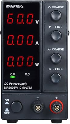 Power supply CC ANKER NPS605W ​​0-60V 0-5A with HD screen Adjustable LED voltage AC 115V/230V 50/60Hz and double regulated output.. DIAYTAR NIGERIA brings quality products to every corner of Nigeria at prices everyone can afford.