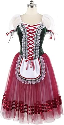 ZLXDP Ballet Costumes Violet Ballet Dance clothing on stage Professional Performance Professional Adult Brown Romantic Ballet Dress (Color: White Style, Size: XXL code).. DIAYTAR NIGERIA: Making quality products accessible to all Nigerians at affordable prices.