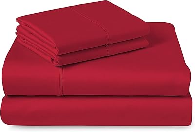 3 -room cotton 3 -room bed set in cotton 400 Red Bordeaux Twinxl, 100 % long fiber cotton, luxurious sheet in sweet satin - 1 cloth housing, 1 flat sheet, 1 pillowcase (set 100 % cotton twinxl).. DIAYTAR NIGERIA delivers what matters - quality, affordability, and prompt nationwide shipping.