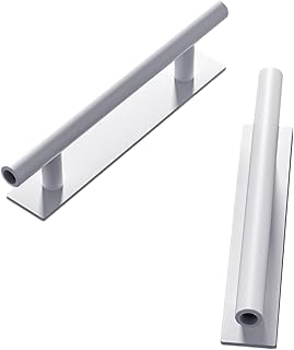 Kwa Heri helps push and pull self-adhesive, white hidden cabinet handle, ABS plastic window door handle, instant wardrobe handle, handles of cabinet drawer furniture (20, white).. Navigate through thousands of products at pocket-friendly prices with DIAYTAR NIGERIA's easy-to-use platform.