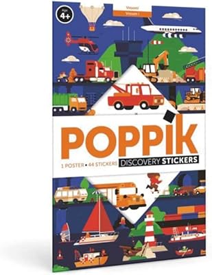 Popik Discovery from Stet Sticker! Vehicles - 4 years and over. Set of fun educational stickers for children.. Enjoy effortless shopping and speedy delivery with DIAYTAR Nigeria.
