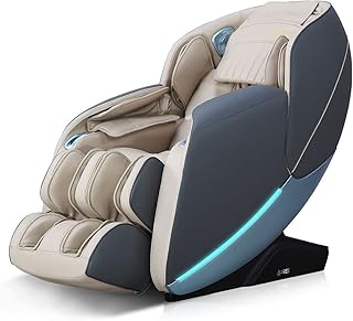 Complete massage chair of the Aris Advanced of Ismart-2 (beige/gray).. DIAYTAR NIGERIA brings the marketplace to your home with budget-friendly prices and nationwide delivery.