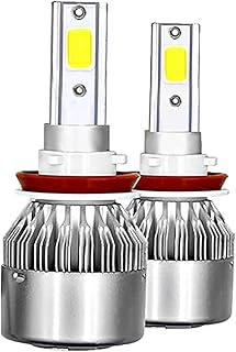 Generic 2 rooms 6000K A6 3800LM H11 LED light bulbs COB Super Luminous Turbo Fan 7 blades car lighting.. DIAYTAR NIGERIA: Where every shopping need is fulfilled with affordable prices and nationwide shipping.