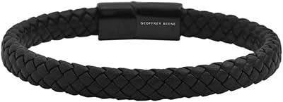 Braided braided leather bracelet for men with stainless steel closure.. Shop smarter with DIAYTAR Nigeria — from household essentials to electronics, we have everything you need. Plus, our delivery is fast, secure, and arrives between 5 and 8 days.