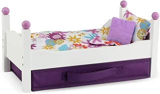 Emily pink doll furniture 14 "| Simple white stacking doll gift box 14.5", including 4 -piece colorful bedding, is suitable for most dolls from 14 to 15 ".. Navigate through thousands of products at pocket-friendly prices with DIAYTAR NIGERIA's easy-to-use platform.