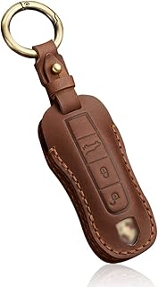 Protective cover for Hippio Intelligent Leather Hippio Key Compatible with Porsche 911, Cayenne, Macan, Panamera and Taycan, 3 brown buttons, original size.. DIAYTAR NIGERIA: Where affordability meets variety, with thousands of products delivered in less than 8 days.