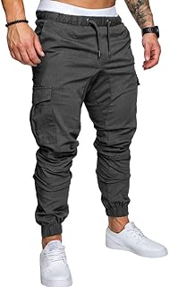 Ample jogging pants for men with personal object pockets