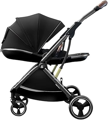 Baby Club Landscape Height Sit and Lie Baby Stroller Shock absorption Bidirectional foldable stroller for newborns and 3 years (black).. Discover why millions choose DIAYTAR for affordable online shopping with delivery in just 5-8 days.