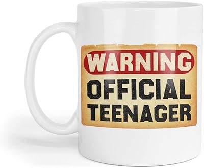 Coffee cup and tea with innovative and fun Stock Design Official Warning.. DIAYTAR NIGERIA: Where convenience meets affordability with delivery across Nigeria in under 8 days.