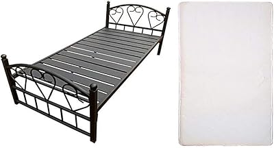 Robust steel bed with thick base and medical cover, black.. Shop with ease at DIAYTAR NIGERIA and enjoy our extensive product range delivered at affordable rates.