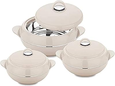 Set of 3 Asian Fondues Glorex (1.6 l, 2.5 l, 3.5 l).. Shop for less and receive more with DIAYTAR NIGERIA's expansive e-commerce platform and nationwide delivery.