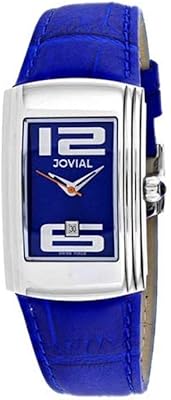 Jovial Classic Quartz Crystal for Women 08007-SL3, Blue, Quartz Movement.. DIAYTAR NIGERIA: Bringing the marketplace to every Nigerian with affordable prices and quick delivery.