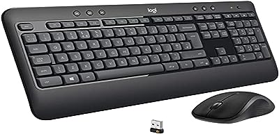 Keyboard and wireless Logitech MK540 keyboard and wireless mouse for Windows operating system, Italian qwerty design - Black.. Join millions of satisfied shoppers using DIAYTAR Nigeria every day.