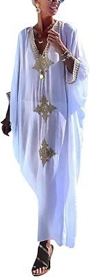 Cotton caftan for women, bohemian interior clothes, maxi kimono, one -waist.. DIAYTAR NIGERIA: Your partner in affordable online retail with reliable delivery across the nation.
