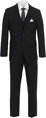 King formal wear three -piece elegant black suit with two buttons for men - 40 long black.. DIAYTAR NIGERIA: Where online shopping becomes effortless with budget-friendly nationwide delivery.