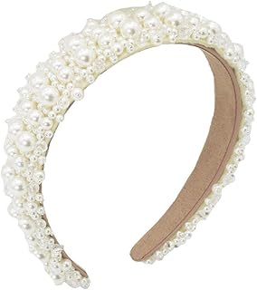 MHDGG Bangs of pearls for women, false pearls, shiny white rhinestones, hair accessories for women and girls.. DIAYTAR NIGERIA stands as your affordable shopping ally with nationwide delivery in just 5-8 days.