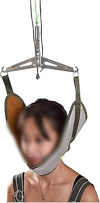 Cervical traction device, Adjustable home physical therapy, neck lifting stretcher, shoulder pain, head relief on the door frame 22.8.10.. Need it fast? DIAYTAR Nigeria ships in just 5 to 8 days nationwide.