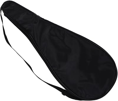Racquet transport bag, Squash racket covering bag resistant to wear, stripes resistant, tear -resistant, squash racket cover bag for sport (black).. DIAYTAR NIGERIA delivers more than products - we deliver affordable solutions within days.