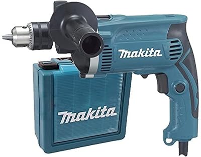 Makita 13-65604 electric drill with key mandrel HP1630k, 16 mm, 710 W.. Shop from anywhere in Nigeria and receive your DIAYTAR purchases at affordable prices within a week.