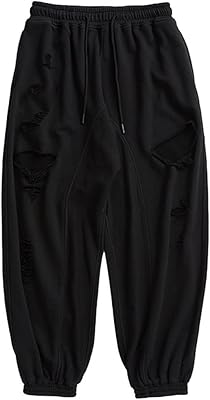 Gentre Mencasualpants Hip-Hop Men's Hip-Hop Flower Pants Streetwear Spring Flying Pants Torn Jogging Pants for Men (Color: Hortel, Size: (Size) s) s).. From phone accessories to home decor — DIAYTAR Nigeria ships it fast.