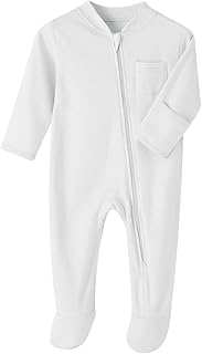 Sleep and play cotton pajamas for toddlers with zipper on the front for children from 0 to 12 months old.. DIAYTAR NIGERIA brings the marketplace to your screen with affordable products delivered in 5-8 days.