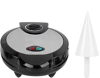 FAONO 1200W Electric ice cream horn machine with waffles and bowl cone, non-stick waffle machine with stainless steel lid for home breakfast.. DIAYTAR NIGERIA brings retail convenience to your screen with affordable prices and dependable shipping.