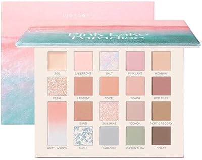 Judydoll 20 -colored eyeshadow palette - 22 g, makeup palette with high pigment content (Pink Lake Paradise).. DIAYTAR NIGERIA: Simplifying access to thousands of products with affordable nationwide shipping.