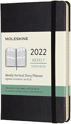 Classic weekly vertical agenda 12 months 2022, rigid blanket, pocket (3.5 x 5.5), black.. DIAYTAR NIGERIA brings the nation's largest product catalog to your doorstep at prices you'll appreciate.