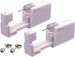 2 -piece amateur ear earring, disposable ear pistol, ear piercing tool.. DIAYTAR NIGERIA makes online shopping accessible to all with budget-friendly prices and reliable delivery.