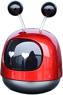 Car deodorant, elegant and durable gel distributor for car decoration with a nice sustainable and portable robot design that eliminates smoke and bad odors (red).. DIAYTAR NIGERIA: Where shopping is affordable, selection is vast, and delivery is always reliable.