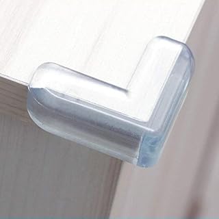 Children's choco silicone on -board protections | Coin protections | Corner protection with sharp edge (batch of 4, transparent) (form L).. DIAYTAR NIGERIA: Where affordable online shopping meets reliable delivery across Nigeria.