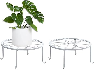 Support for plants in urgent pot, support for durable anti-grown iron interior jar, decorative garden container in outdoor metal, planting ring supports (white-2 rooms).. Your shopping aspirations fulfilled at DIAYTAR NIGERIA with competitive prices and reliable delivery.