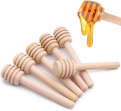 XIFOR 6 Package of mini wooden honey sticks, wooden honey sticks, individually wrapped, for presentation of honey pots for honey bruin distributors and wedding party gifts.. Shop the smart way with DIAYTAR NIGERIA's extensive selection and budget-friendly nationwide delivery.