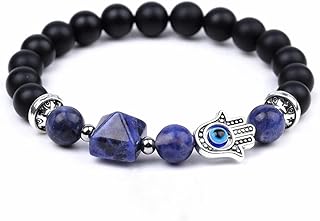 Natural stone liska bracelet (sodalite blue) with hand protection against bad.. Discover endless shopping possibilities at DIAYTAR NIGERIA, with budget-friendly prices and reliable delivery.
