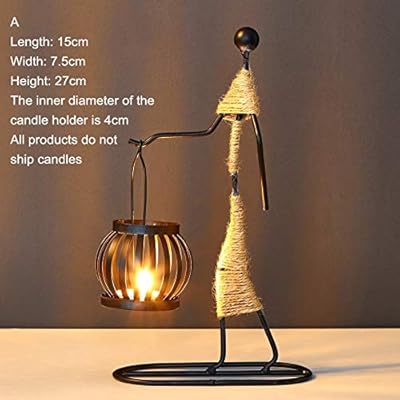Tables for tables, handmade candlestick, interior decoration, miniature figurines, birthday gift for home, dining table and bar, black, A.B.C.D.E.F.G.H.. From tech gadgets to groceries, DIAYTAR Nigeria is your all-in-one online store. And the best part? Delivery happens fast — between 5 to 8 days.