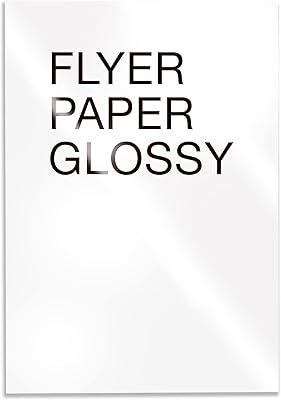 Shiny print paper for flyers 170 g/m2, 100 sheets for posters, brochures, art photos, desk, school jet print paper (A5).. DIAYTAR NIGERIA: Where shopping is affordable, selection is vast, and delivery is always reliable.