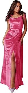 Long formal dress for women with slit and square collar with suspenders.. DIAYTAR NIGERIA brings the marketplace to every Nigerian home with affordable prices and quick delivery.