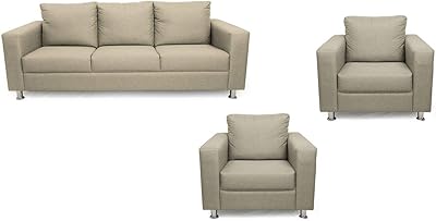 Furniture A to Z - Set of 5 -seater sofas Silent Night Chenghai (3+1+1) Beige.. Navigate countless options with DIAYTAR NIGERIA's comprehensive marketplace and budget-friendly shipping.
