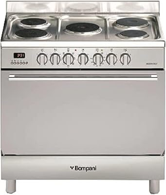 Electric stove Bompani 5 Multifunction heating plates for oven and robust grill (90 x 60) cm Diva90eex model - 1 year of full warranty... Shop with purpose and save with DIAYTAR NIGERIA's extensive platform and nationwide delivery service.