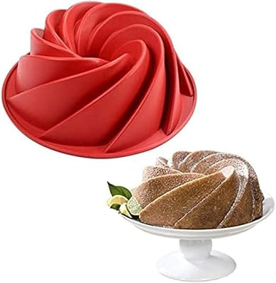 Brexim Large Cooking Mold in spiral in silicone 10 inch round non -stick ecological for cake.. DIAYTAR NIGERIA bridges the gap between desire and affordability with nationwide delivery in under 8 days.