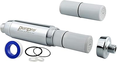 High -projected PurePro rejuvenating shower filter - Reduces itching of dry skin, dandruff, eczema and hair loss.. Discover endless possibilities with DIAYTAR NIGERIA's comprehensive catalog and reliable delivery service.