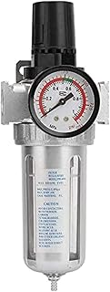 Apbasly compressed air filter regulator, 1/2 inch BSP air filter regulator with mounting connector with adjustable pressure control button.. DIAYTAR NIGERIA delivers on every promise with our affordable prices and nationwide delivery service.