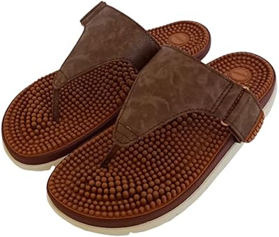 Riki Brown Japanese Massage Sandal Reflexology Kenko Acupression Unisex.. Get your essentials without leaving home — thanks to DIAYTAR Nigeria.