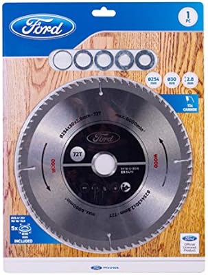 Ford Tools 72T Circular Circular saw blade for wood cutting, 254 x 30 x 2.8 mm, FPTA-12-0016.. Affordable convenience is here — shop DIAYTAR Nigeria today.