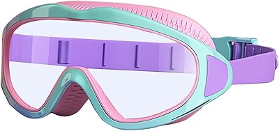 Children's swimming glasses, swimming glasses for boys and girls aged 4 to 12, large anti-fog waterproof lenses, comfortable children's swimming glasses.. DIAYTAR NIGERIA connects you with what you need at prices you'll love, delivered within 8 days.