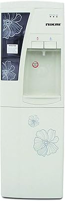 Nikai water dispenser with fridge, hot and cold - white NWD1206N.. Discover the perfect shopping experience with DIAYTAR NIGERIA's vast selection and prompt delivery service.