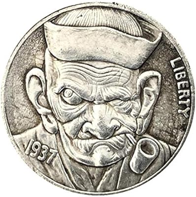 Collection of commemorative pieces Chainsmoker AB 1937, 3D memorial, copy of Morgan Wandering Han coin, home decoration, New Year's gift.. DIAYTAR NIGERIA: Where shopping is affordable, selection is vast, and delivery is always reliable.